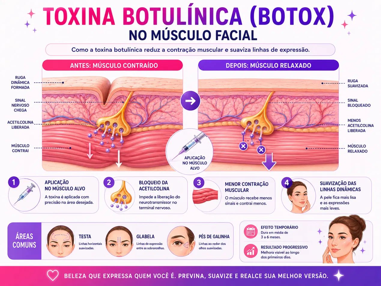 Toxina Botulínica no Músculo Facial